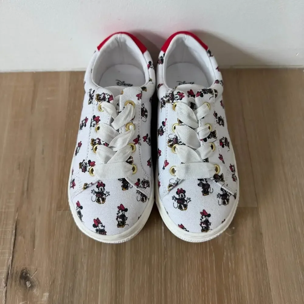 Girls Janie and Jack x Disney Minnie Mouse Sneakers Size 10
